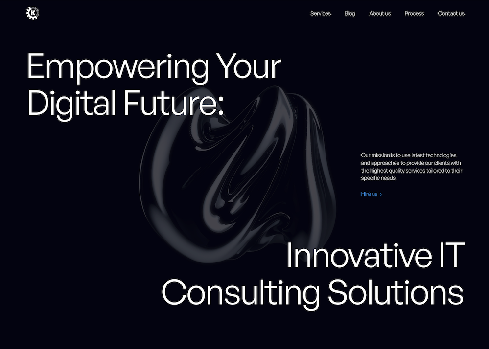 Konselit Website Exploration agency animated hero animated website animation clean design clean web design clean website company consulting consulting hero digital agency digital future it agency it company it hero it website motion graphics ui design ux design web design