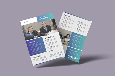 Corporate Flyer Template Design promotion