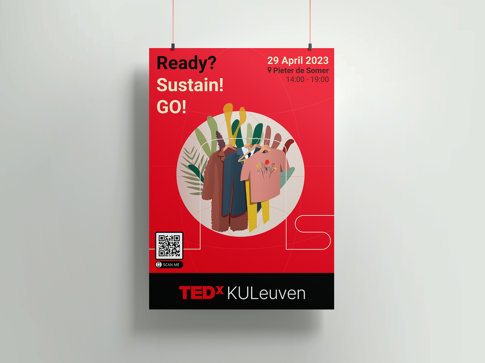 TEDx Ku Leuven poster design by Marta Grabowska on Dribbble