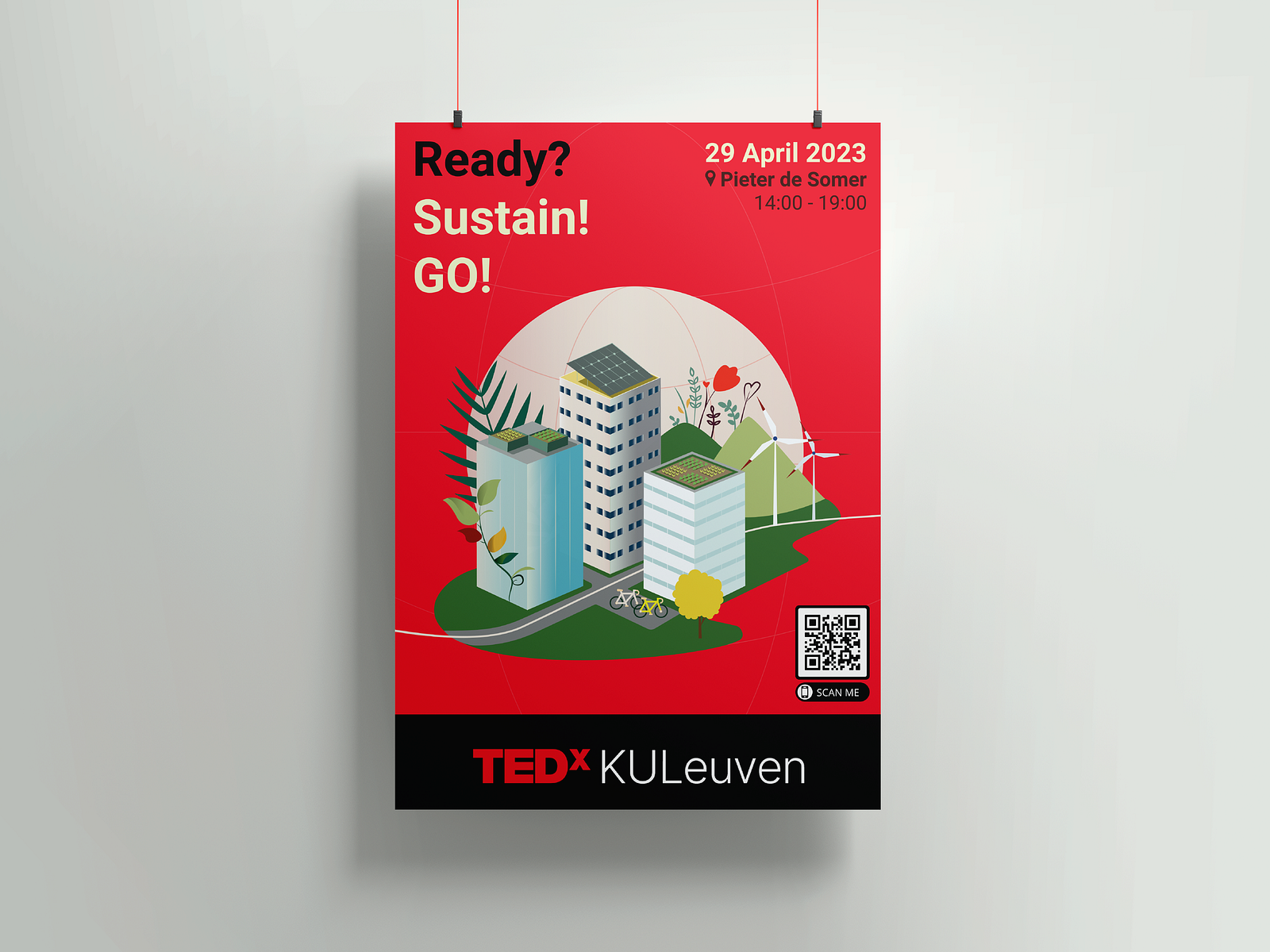 TEDx Ku Leuven poster design by Marta Grabowska on Dribbble