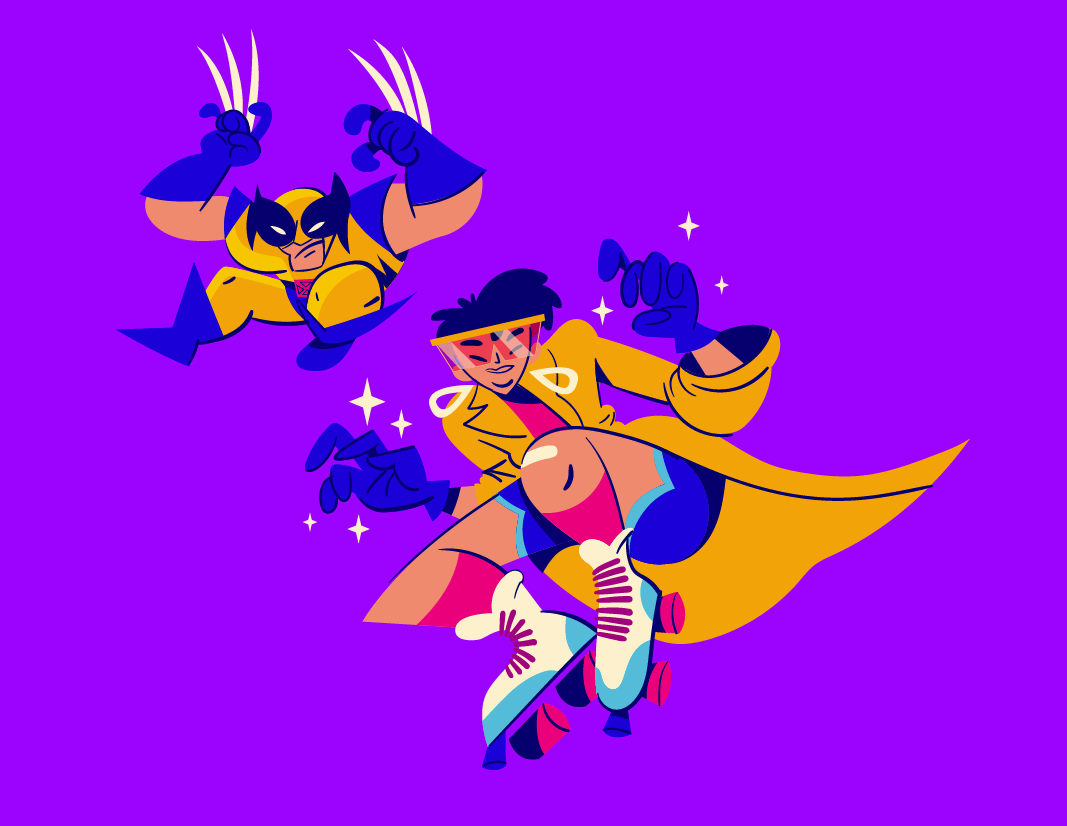 X-men Animation animation art colors design illustration