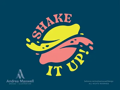 WIP - Lemonade Truck Logo Option brand branding design food truck fruit graphic designer icon lemon lemonade logo logo designer missouri mo shake splash st louis stl twist