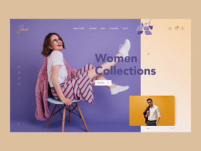 Fashion Website fashion landing fashion trends fashion ui fashion uiux fashion web fashion website website