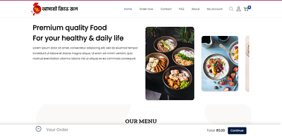 Food Delivery Website for Restaurants deliver app ecommerce website food delivery app food delivery website ui