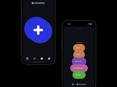 Moneeey App app graphic design ui ux