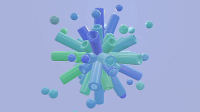 Escape - generative art 3d animation motion graphics