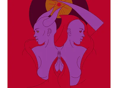 Paint the Town Red Dojacat art design dojacat hanna illustration