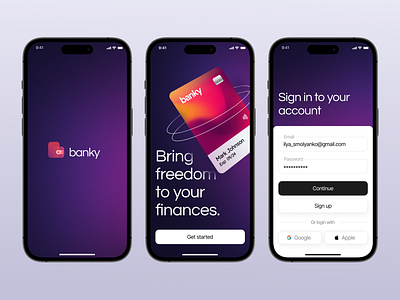 Wallet & Payment app app bank credit dailyui dark figma finance logo onboarding payment sign in sign up ui ux welcome