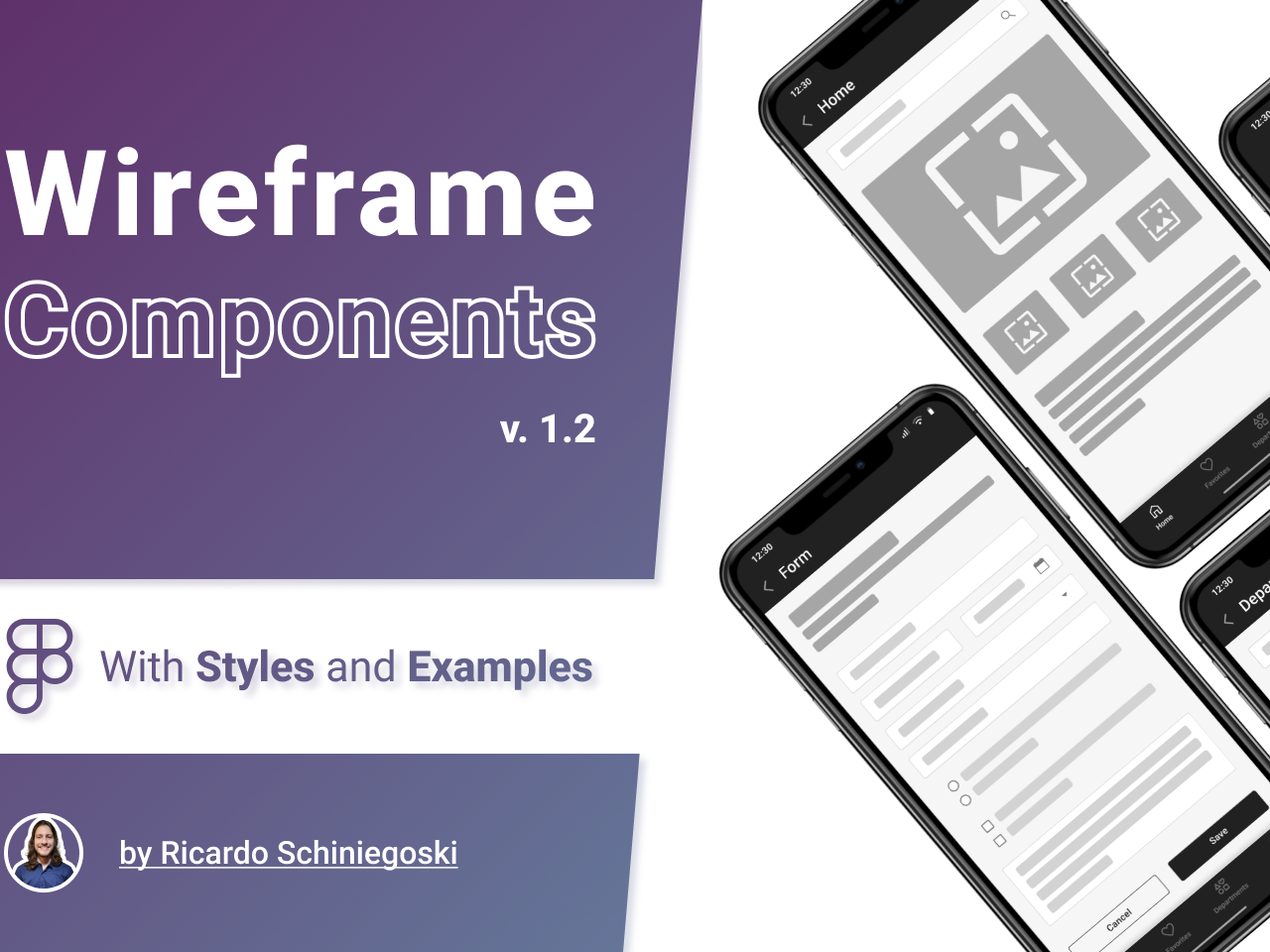 Wireframe Components by Ricardo Schiniegoski on Dribbble