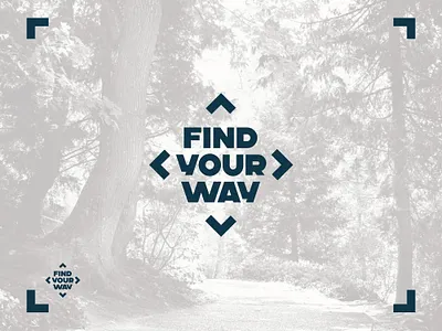 Find Your Way Logo arrow compass direction logo way