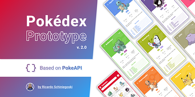 Pokédex design figma mobile pokeapi pokeball pokedex pokemon prototype template ui ux