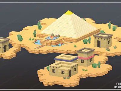 Cube Worlds - 3D Model Pack