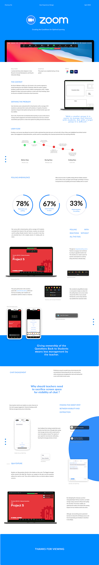 Zoom: UX Case Study branding design ui ux