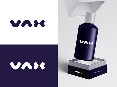 VAX Beauty Products beauty brand beauty logo brand branding logo logo for x logodesign logodesigner logotype v logo x logo