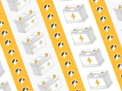 Battery Icons battery car battery icon illustration power