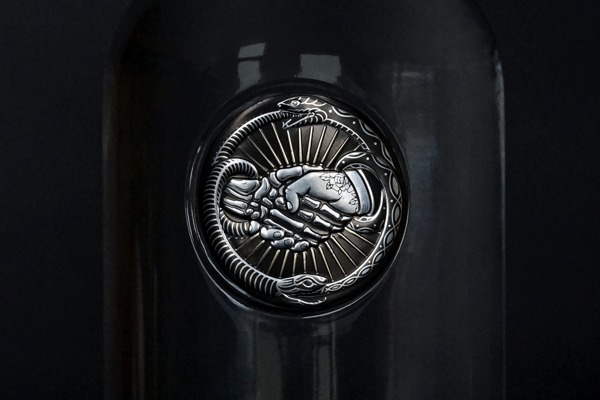 El Negocio Tequila Logo alcohol branding alcohol packaging brand identity branding identity design illustration linework logo logo design ouroboros packaging snake spirits packaging tattoos tequila tequila brand