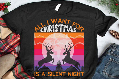 All i want for Christmas is a silent night christmas mug design