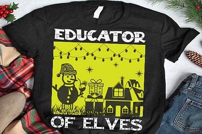 Educator of elves 2 christmas mug design