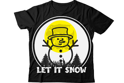 Let it snow christmas mug design