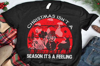 Christmas isn't a season it's a feeling christmas mug design