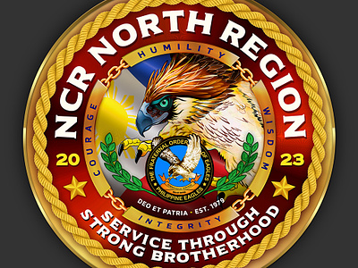 NCR North Region Logo Design club design graphicdesign logo org philippine eagles tfoe tfoe pe tfoepe vector