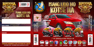 Raffle Ticket Design agila contest design graphic design graphicdesign kadiwa philippine eagles print raffle tfoe tfoe pe tfoepe ticket