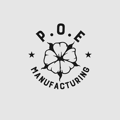 POE Manufacturing apparel branding cotton design graphic design illustration logo vector woll