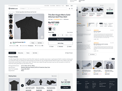 BeliBeli.com - Ecommerce Product Page bag cart clothing e commerce ecommerce ecommerce web fashion market marketplace online store product page sell shop shopping shopping app store ui ux web design website