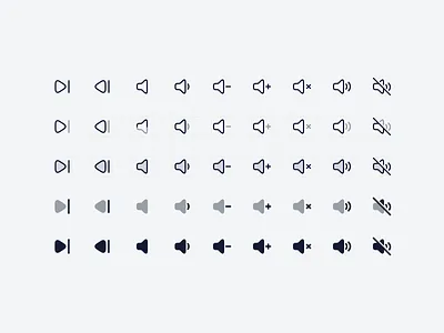 Hugeicons Pro | The world's largest icon library backward bulk clean duotone figma icon icon library icon pack icon set iconography icons illustration media media icons minimal solid stroke twotone ui design volume