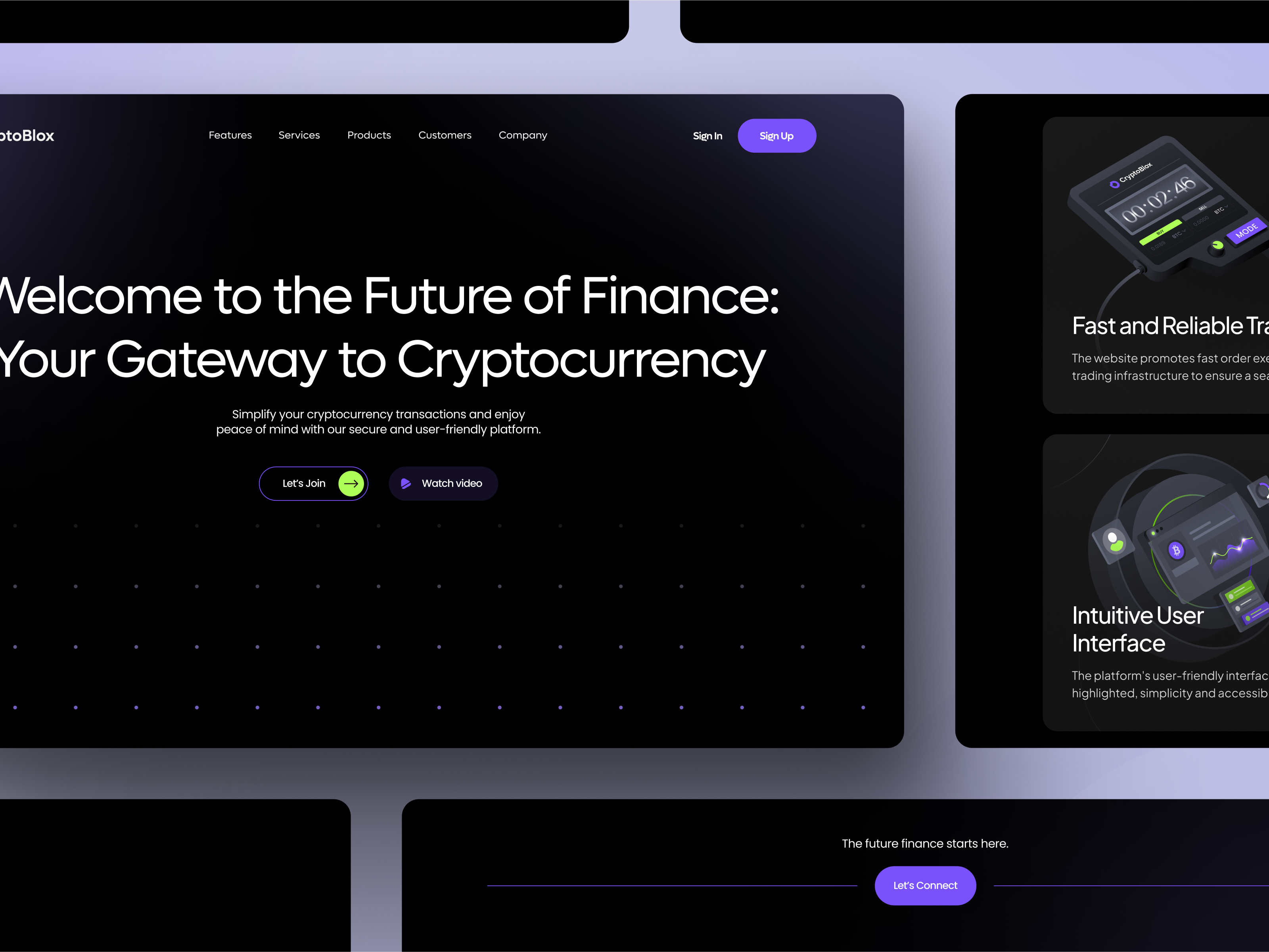 CryptoBlox - Cryptocurrency Website by Ahmad Sulaiman for Gintera on  Dribbble