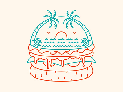 Beach Burger aloha american beach burger burger lover cheeseburger fast food food hamburger holiday island junk food nature outdoors patty sandwich summer tropical vacation waves