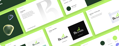 Bloomly Guideline branding design graphic design