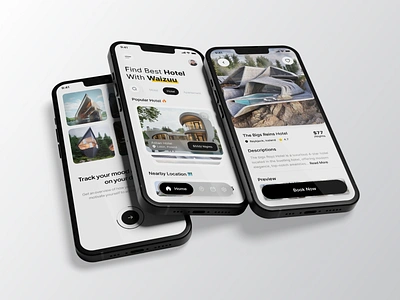 Booking App Concept accommodation booking booking app booking app concept booking system booking.com hotel hotel app hotel booking hotel bookings hotels mobile mobile app design motel reservation resort rooms ui vacation