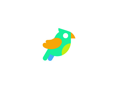 Finch bird bold branding design finch fintech geometric logo logodesign modern