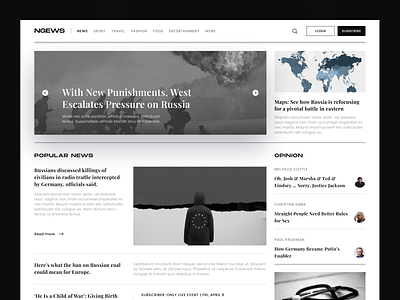 News - Website design layout news news website rizki agus swiss design ui ui design ux design