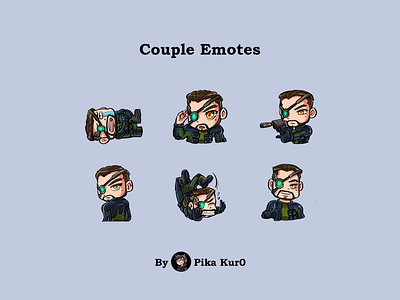 Man Emotes Twitch animation avex chiby cool cute design discord emotes fortnite illustration modern stream twitch vector