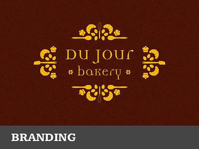Branding - Du Jour Bakery branding restaurant