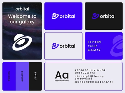 orbital - Logo Design Concept astronaut brand identity branding concept creative design designer portfolio designs earth galaxy geometric logo logo designer modern orbit orbital planet saturn space tech