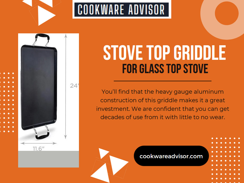 Stove Top Griddle for Glass Top Stove by Cookware Advisor on Dribbble