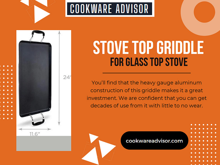 Stove Top Griddle for Glass Top Stove by Cookware Advisor on Dribbble