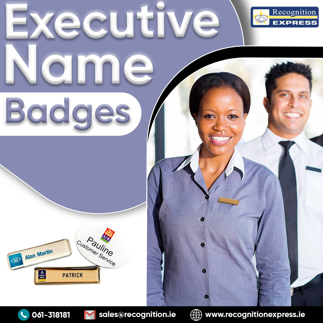 Executive Name Badges by Recognition Express on Dribbble