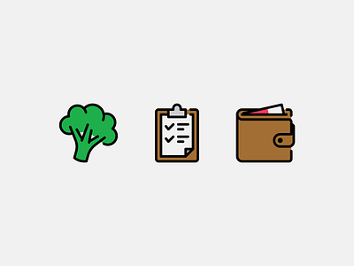 Superfood broccoli clipboard filled outline icon icon set iconography icons icons set iconset line money paper ui ux vector vegetable wallet web
