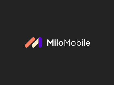 Milo Mobile Logo Design branding design graphic design logo logo design ui ux