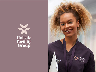 Holistic Fertility Group Branding Concept brand branding clinic design fertility flower health holistic iconography logo ovaries specialist uterus