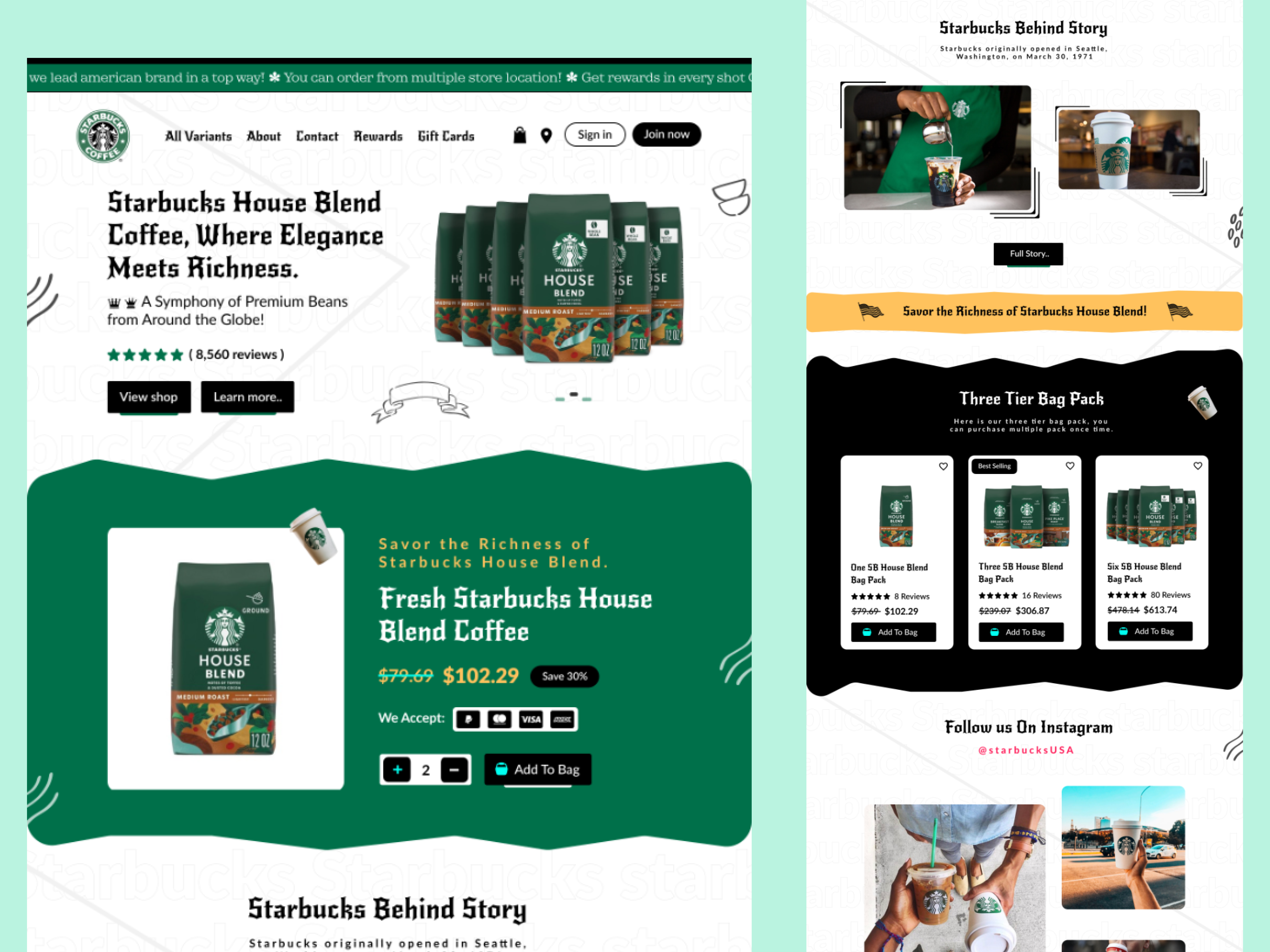 Example of High Converting Landing Page UI Design