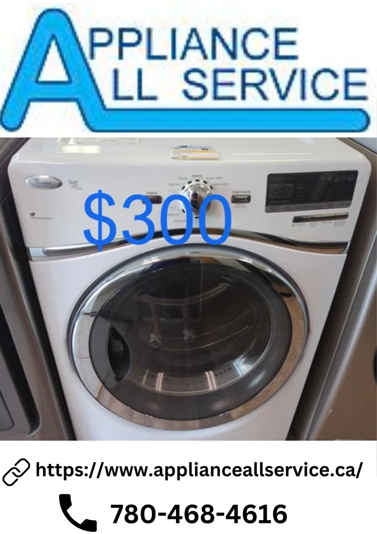 Affordable used dryer shop in Edmonton Appliance All Service by