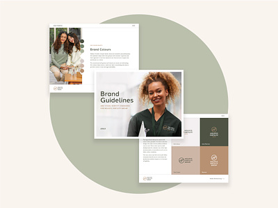 Holistic Fertility Group Branding brand branding clinic colours design fertility green guidelines health holistic logo monogram natural standards visual identity