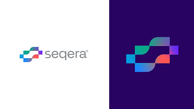 Seqera #1 data geometry logo mark s wave workflow