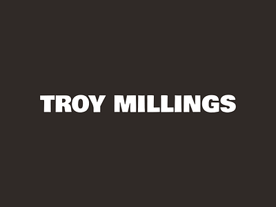 Troy Millings Logo Design branding design graphic design logo logo design ui ux