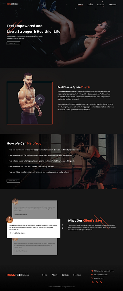 Gym Web designs, themes, templates and downloadable graphic elements on ...